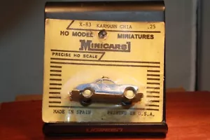 1959 Volkswagen Karmann Ghia HO Scale Anguplas Mini Cars Spain Mint in Pkg - Picture 1 of 5