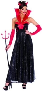 5pc Franco Hollywood Devil Horn Succubus Dress Halloween Costume Women L 12-14 - Picture 1 of 2