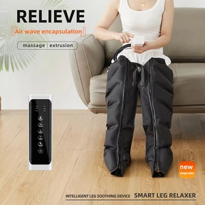 Air Compression Leg Massage Boots – 6 Airbags for Circulation & Muscle Recovery - Picture 1 of 11