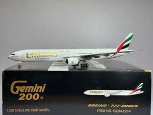 Gemini Jets 1:200 Emirates Boeing 777-300ER A6-ECS G2UAE214 - Picture 1 of 2