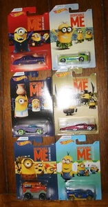 HOTWHEELS Despicable Me  SET  OF 6 CARS -read - Picture 1 of 3