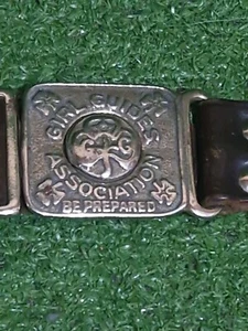 DE COLECCIÓN NIÑA GUÍA HEBILLA CINTURÓN, Girl Guiding Guides Association - Imagen 1 de 9