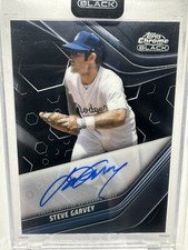 2023 Topps Chrome Black STEVE GARVEY Refractor Encased Auto “Dodgers Legend”