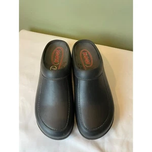 Klogs Black Size Medium Slip on Klogs 11 Inch Soles From Toe To Heel - Picture 1 of 18