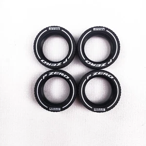 Custom 4 pcs MOC printing tires 18977 for Lego Speed Champions cars, V3-White - Picture 1 of 3