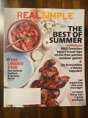 Real Simple July 2014 Best Of Summer - BBQ Favorites, Smart Travel, Fashion++ - Image 1 of 2