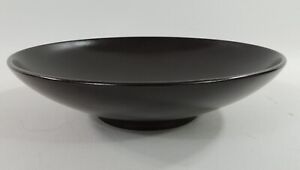 STONE GLAZE BLACK by Mikasa Potters Art MK402 Coupe Cereal Bowl 8"