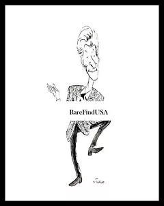 DANNY KAYE 1957-rpt Hollywood musical comedy star actor VICKY caricature MATTED - Picture 1 of 1