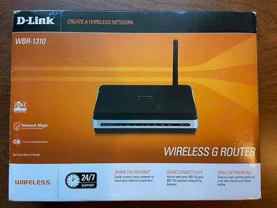 D-Link WBR-1310 54 Mbps 4-Port 10/100 Wireless G Router - Image 1 of 4