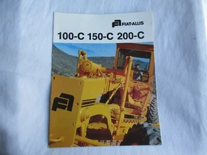 Fiat-Allis 100-C 150-C 200-C motor grader brochure - Picture 1 of 8