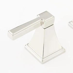 Signature Hardware 446133 Lever Handles for Widespread Faucet - Polished Chrome - Picture 1 of 2