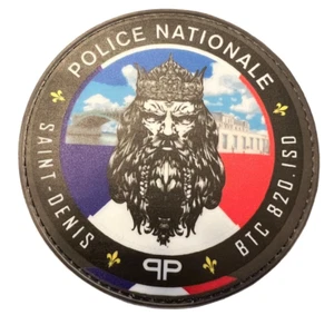 Patch Polizia Francese Police Nationale Saint-Denis BTC 820ISD Blu Bianco Rosso 3,25" - Foto 1 di 13