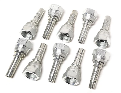 VITILLO Tubo idraulico inserto raccordo coda 1/4"" - 1"" BSP girovita dritto donna confezione da 10