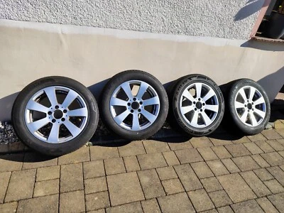 Sommerreifen Mercedes Benz auf Alus 205/ 55 R16 gebraucht - Bild 1 von 4