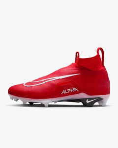 Nike Alpha Menace Elite 3 Football Cleate Red and White Size 11.5 mens - Picture 1 of 7