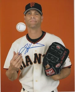 TIM HUDSON Signed 8 x 10 Photo SAN FRANCISCO GIANTS Baseball Free Ship MLB - Picture 1 of 1