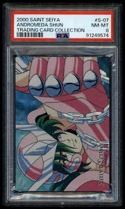 Saint Seiya Japanese Amada 2000 S-07 Andromeda Shun Card Foil PSA 8 91249574 - Picture 1 of 2