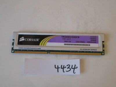Corsair TR3X6G1333C9 2Gb PC3-10600 1333Mhz DDR3 Desktop Memory RAM (4434) - Image 1 of 2