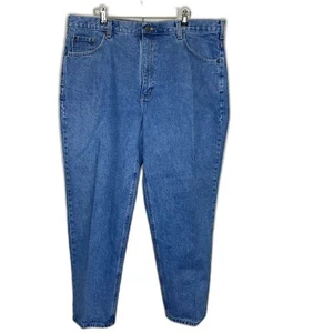 Carhartt Mens Relaxed Fit Tapered Jeans 817-STW 42x30 Work Farm Casual - Picture 1 of 9