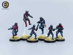 Star Wars: Legion - Shadow Collective - Unità Super Mandalorian Commandos DIPINTO - Foto 1 di 3