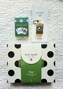 🎯Lot of 3, kate spade NY x TARGET, Bingo + Mini Card Charm + Deck Of Cards, NEW - Picture 1 of 5