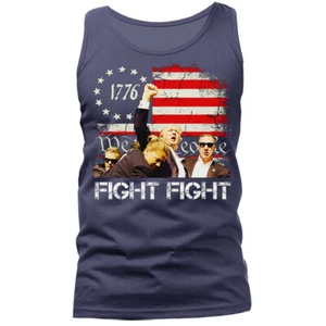 Camiseta sin mangas Donald Trump 2024 Rally Shooting You Missed Middle Finger MAGA - Imagen 1 de 11