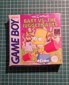 The Simpsons Bart Vs. The Juggernauts GameBoy Game - Boxed - Picture 1 of 2