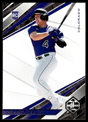 2022 Panini Chronicles Limited Colton Welker Colorado Rockies #7 - Image 1 of 2