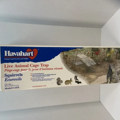 Havahart Jaula Trampa Animales Vivos 24x7x7 Modelo 1078 Ardillas Conejos Rafetas Visones Foto 1 de 4