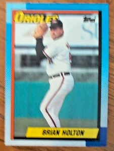 BRIAN HOLTON Baltimore Orioles 1990 Topps Baseball Card #179 Mint - Picture 1 of 2
