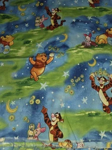Winnie The Pooh Starry Night Scenic Fabric 1.8 Yards - Picture 1 of 6