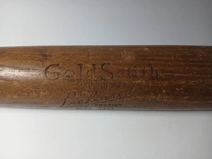 Bate de béisbol de madera de orfebre de 34" vintage años 40 n.º Modelo 82 Softbol Hecho en EE. UU. - Imagen 1 de 22