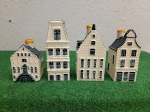 KLM Blue Delft House Bottle by BOLS Original #30,#4,#61,#77  Amsterdam Empty - Picture 1 of 21