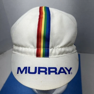 NOS 1984 Murray US Olympics Cycling Biking Racing Italian Cap Hat Los Angeles CA - Image 1 of 4