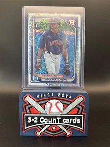 2024 Bowman - Chrome Prospects Brice Matthews #BCP-69 Mini-Diamond Refractor... - Picture 1 of 2