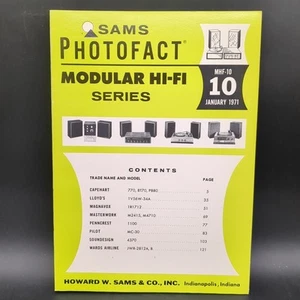 Sams Photofact Modular Hi-Fi Series MHF-10 Januar 1971 - Bild 1 von 6