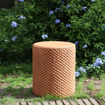 Evie Outdoor Patio Round MGO Side Table - Image 1 of 4