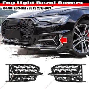 Stoßstange Nebelscheinwerfer Kühlergrill Gitter für Audi A6 S6 S-line C8 18-24 - Bild 1 von 7