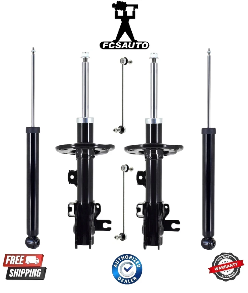 Complete FCS Front Strut & Rear Shock Assembly fits 17-19 Mazda CX-5 - Изображение 1 из 1