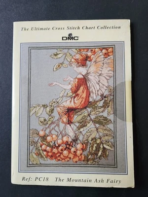 Tabla de punto de cruz DMC The Mountain Ash Fairy PC18 Mary Barker Inglaterra Foto 1 de 4