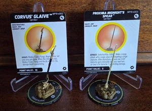 Heroclix: Corvus' Glaive #MP19-s002 & Proxima Midnight's Spear #MP19-s003 - LE - Picture 1 of 1