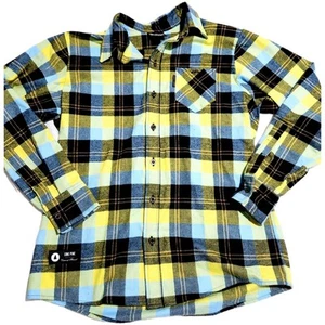 Maglione Vermont Flannel Co Uomo 2XL XXL Camicia di Flanella Plaid Lone Pino Bottoni - Foto 1 di 6