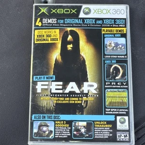 FEAR 1ST ENCOUNTER ASSAULT RECON xbox 360 Official DEMO #62 PREY top spin 2 - Picture 1 of 3