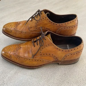 Prime Keep Going Schuhe Herren PS Ferrara Budapester braun Derby Leder Halbschuhe US 8 - Bild 1 von 10