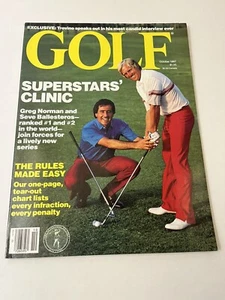 GOLF MAGAZINE OCTOBER 1987 14150 VOL. 29 No. 10 GREG NORMAN SEVE BALLESTEROS - Picture 1 of 15
