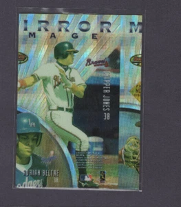 1997 BOWMAN'S BEST MIRROR IMAGE ATOMIC REFRACTOR ERROR ADRIAN BELTRE/CHIPPER - Picture 1 of 2