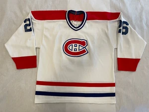 Camiseta deportiva de hockey de los Montreal Canadians NASLUND #26 NHL clásica vintage CCM TALLA GRANDE - Imagen 1 de 9