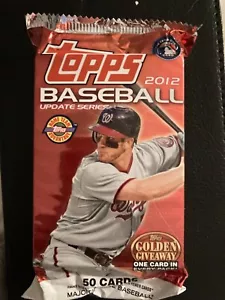 2012 Topps Baseball Update JUMBO 50 Card Pack Bryce Harper Auto RC 1/1 Plate? - Picture 1 of 2