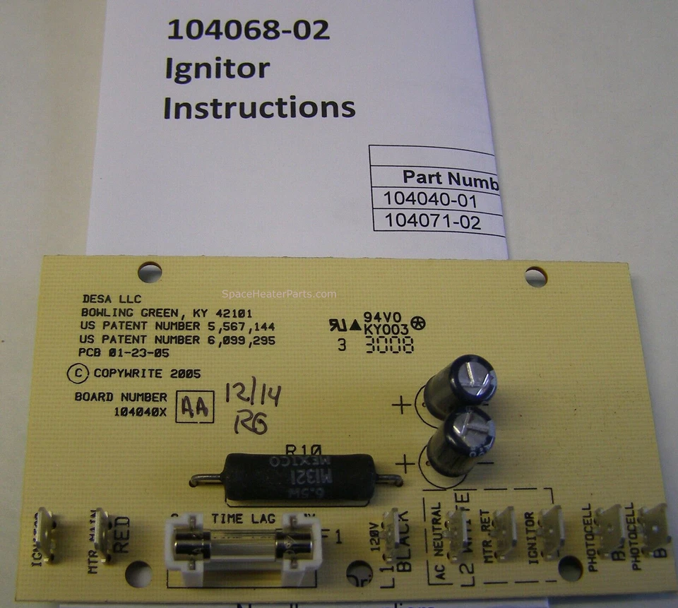 104068-02 Ignition Control 104068-03 104040X Reddy Remington Master All Pro