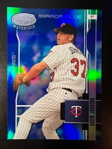 2003 Leaf Certified Materials Mirror Blue #107 Adam Johnson #'d 21/50 Twins - Picture 1 of 2